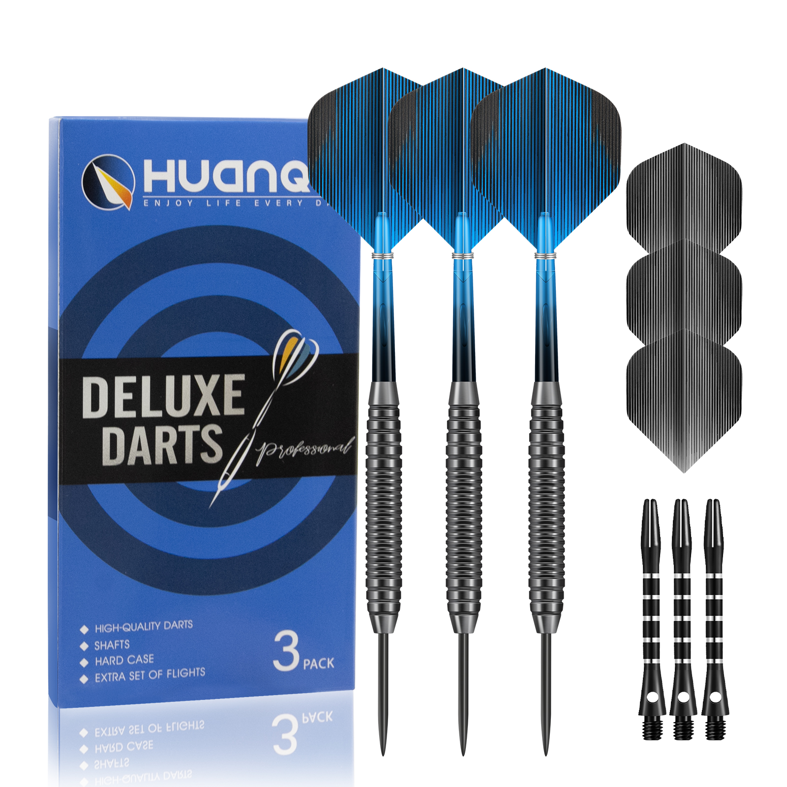 Sports Equipment In Flight - Huanqu 18g Iron Hard-Tip Dart Set,