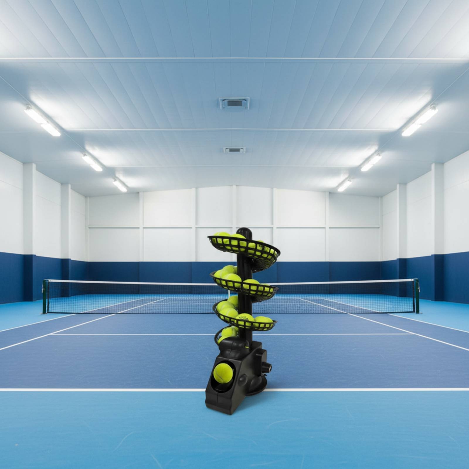 Sports Equipment Training - Portable Tennis Ball Machine Multiple Settings