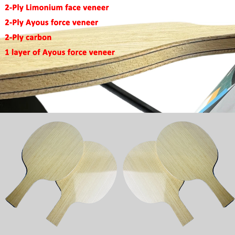 Table Tennis Blade with Limoni - مراجعة Padel Racket Carbon وسعره