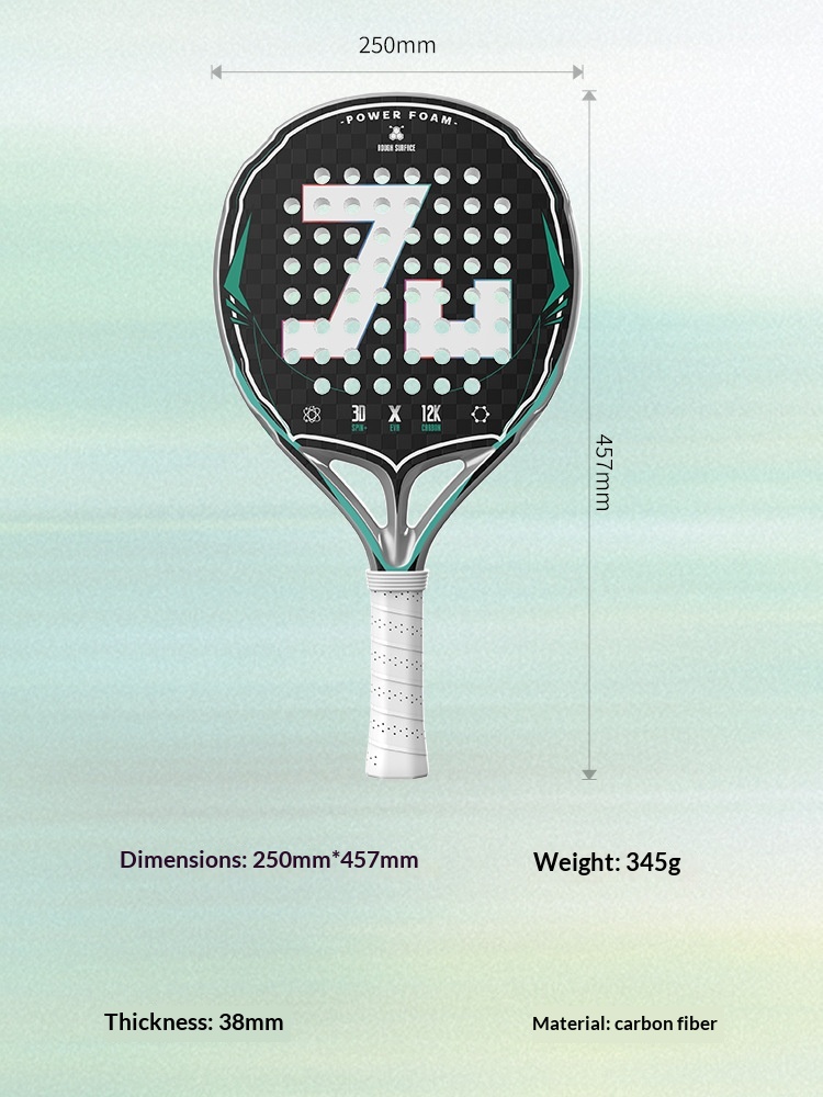 Carbon fiber material 12K kevl - مراجعة Padel Racket Carbon وسعره