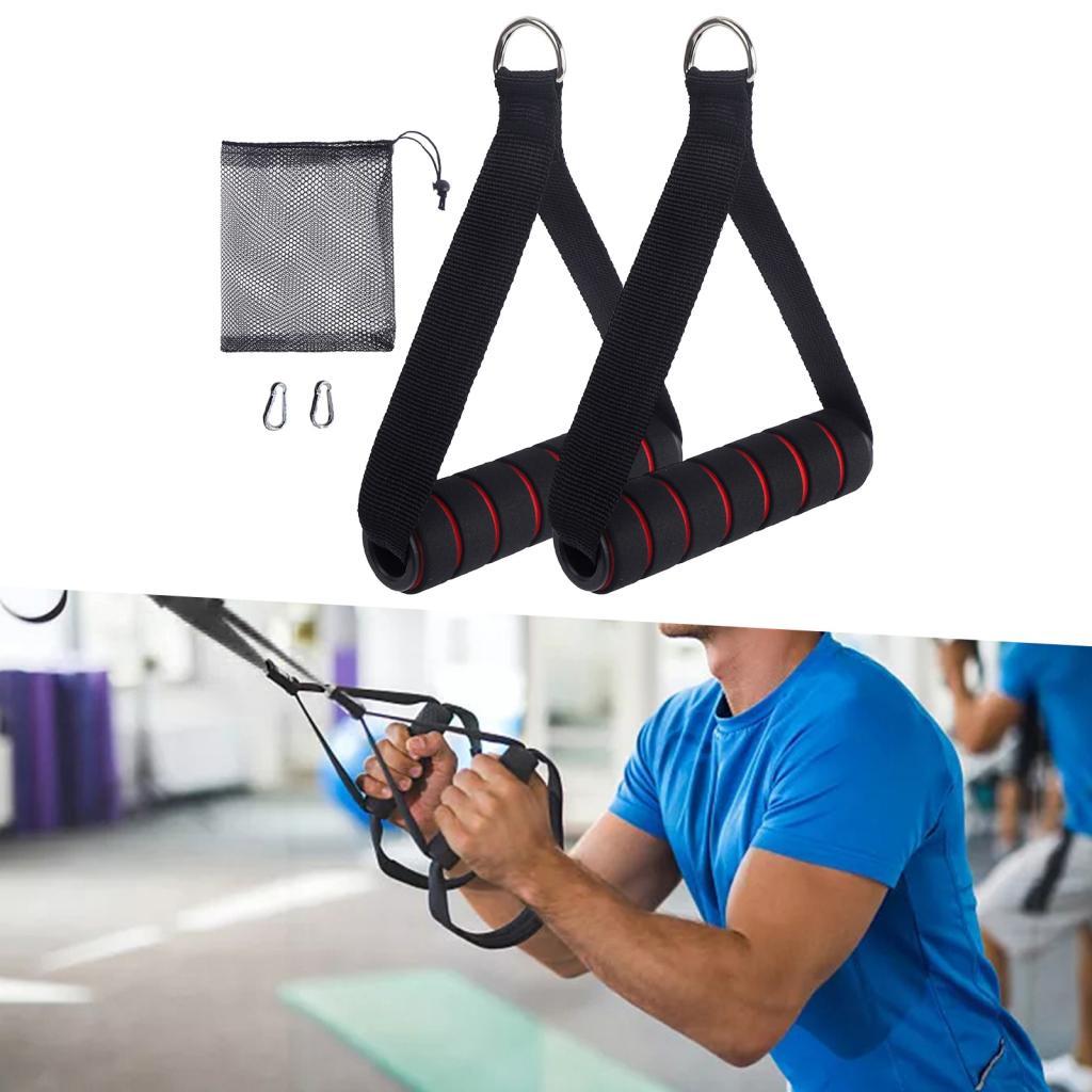 2x Exercise Handles Working Ou - مراجعة Sports Equipment Images وسعره
