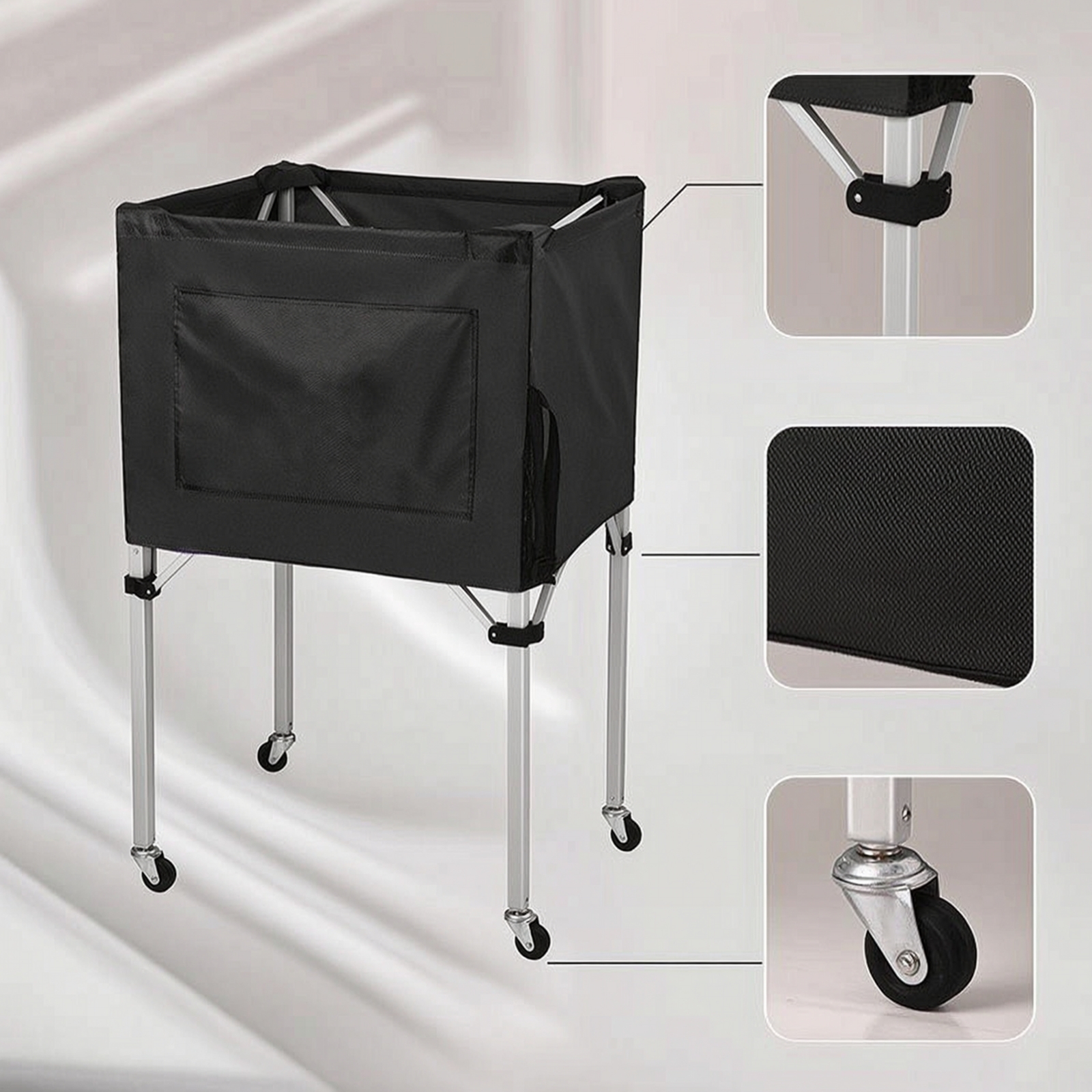 Ball Storage Cart Foldable Fol - مراجعة Sports Equipment Training وسعره