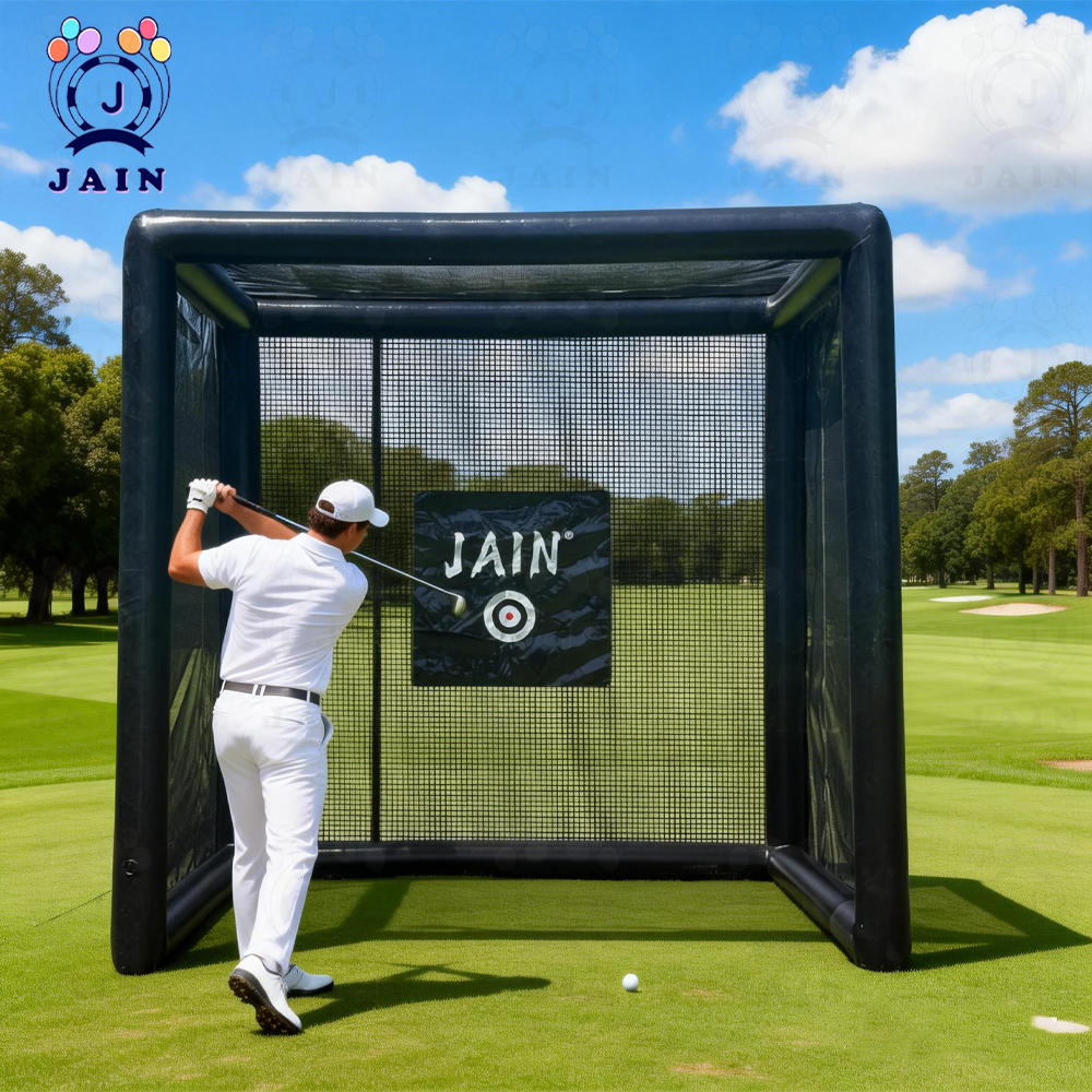Stock! PVC Inflatable Golf Sim - مراجعة Sports Equipment Rental وسعره