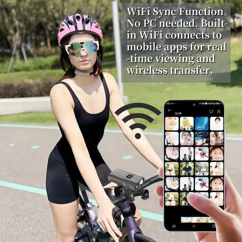 New 1080P Riding Sports Camera - مراجعة Sports Equipment In Chinese وسعره