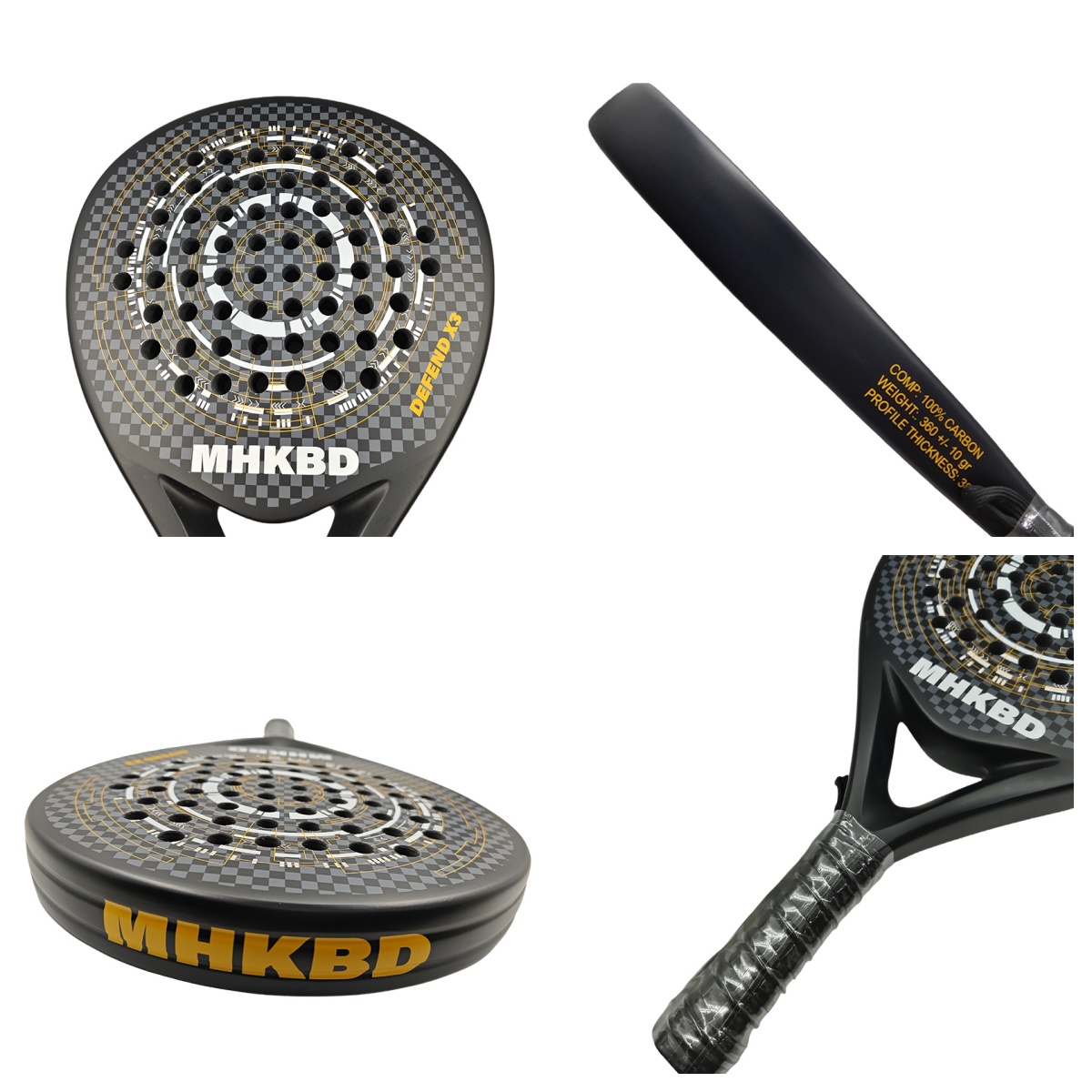 MHKBD Carbon Fiber Padel Racke - مراجعة Padel Racket Carbon وسعره
