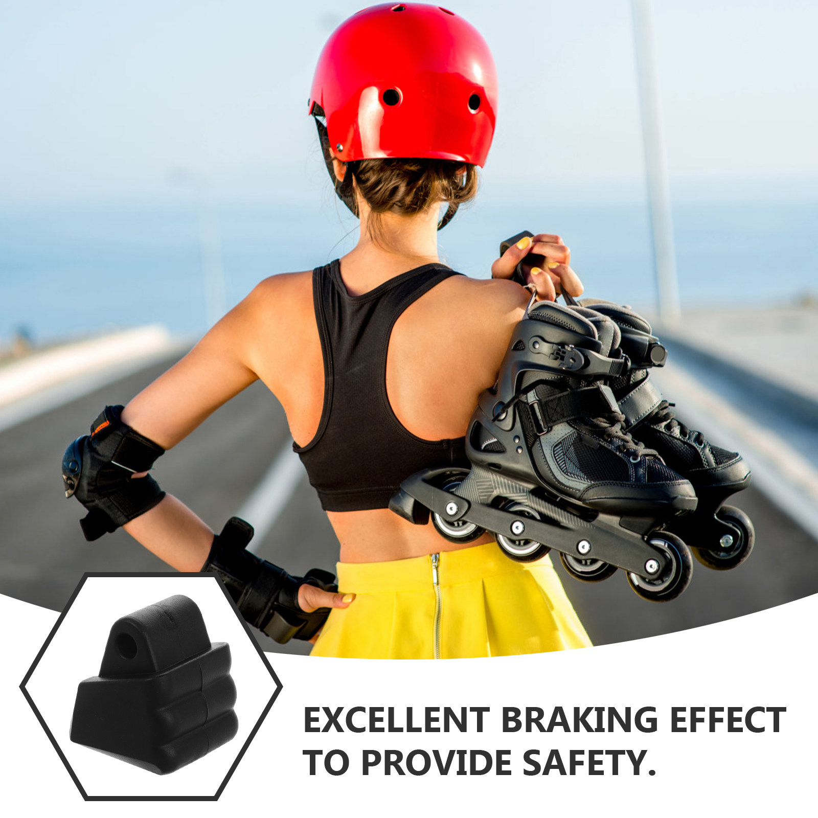 Brake Head Stopper for Roller  - مراجعة Roller Skate Inline وسعره