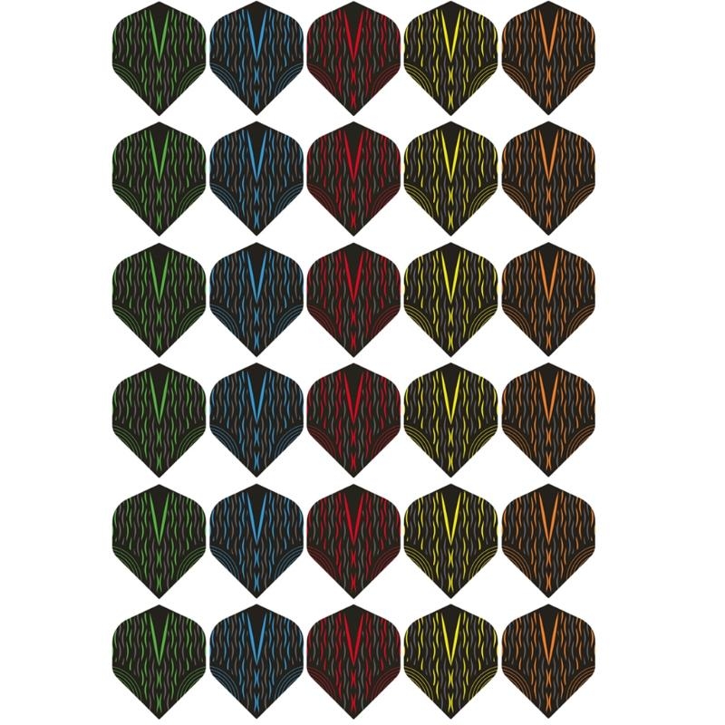 30Pcs/Pack Tail Wing Flight Ou - مراجعة Sports Equipment In Flight وسعره