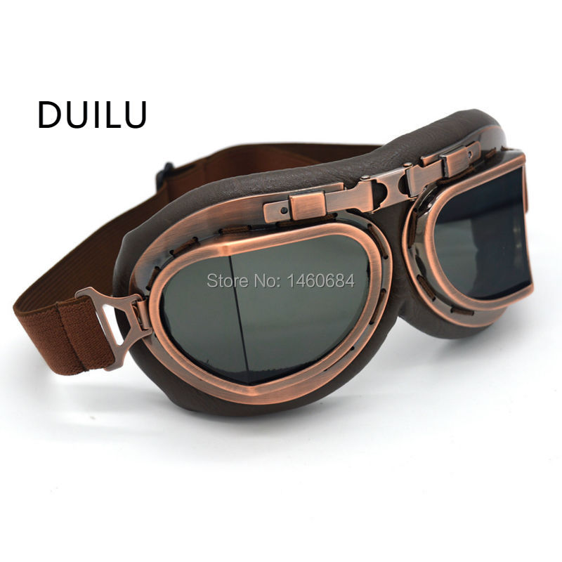 Retro Motorcycle Pilot Goggles - مراجعة Sports Equipment In Flight وسعره