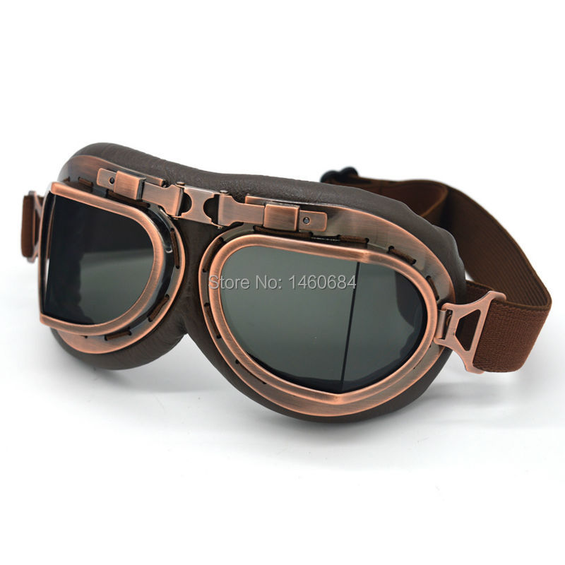 Retro Motorcycle Pilot Goggles - مراجعة Sports Equipment In Flight وسعره