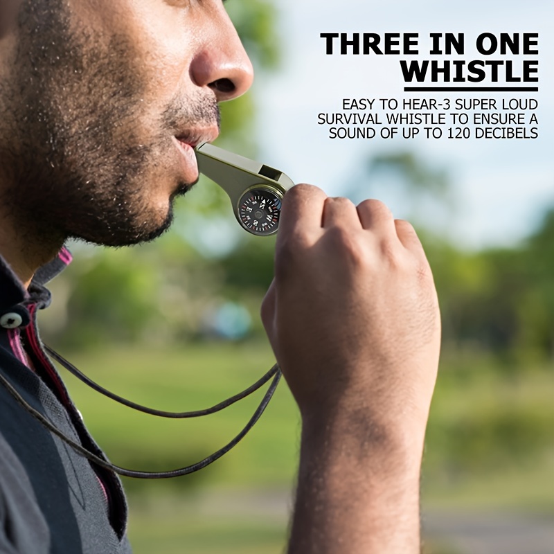 3in1 Whistle with Compass Ther - مراجعة Sports Equipment Training وسعره