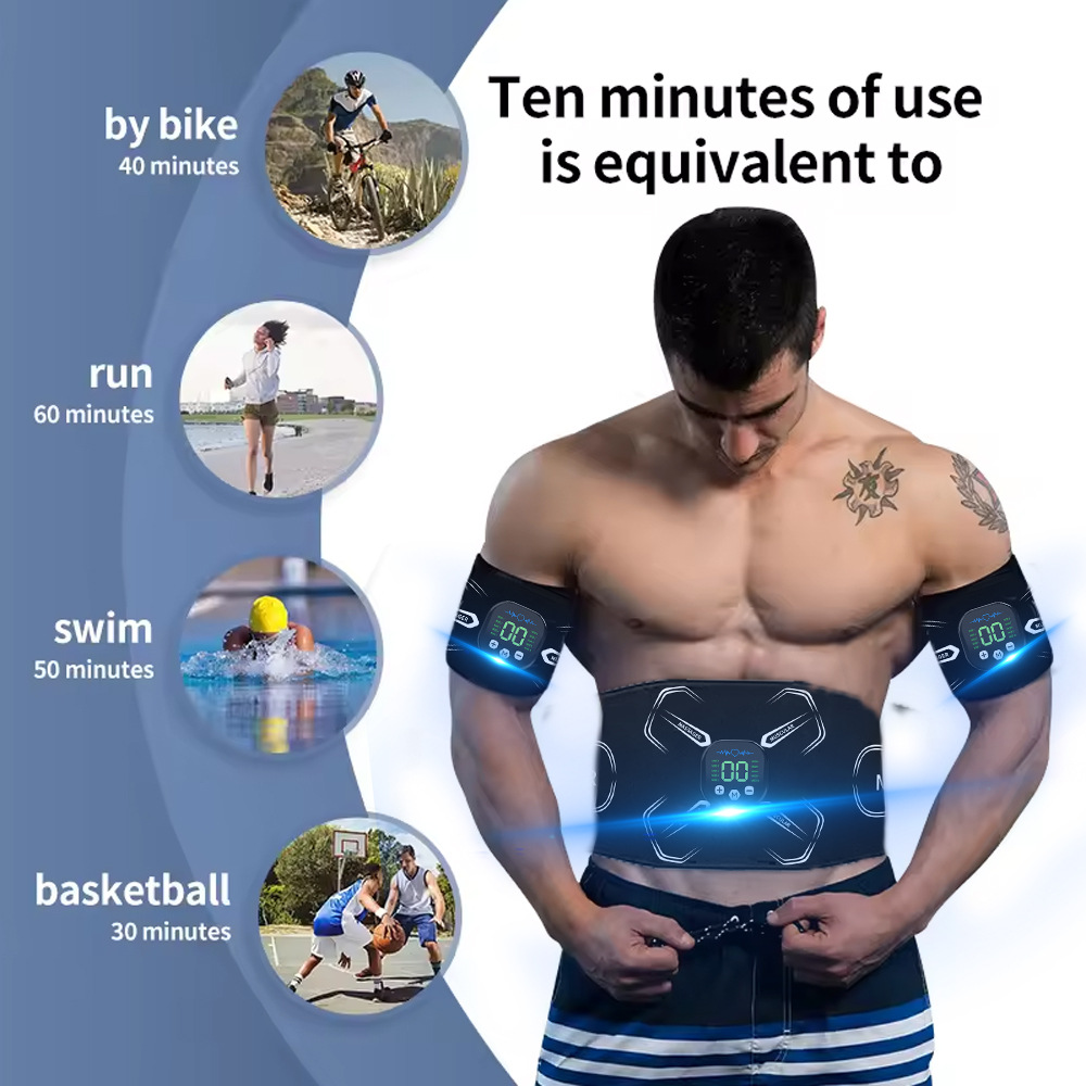 EMS Muscle Stimulator Abdomina - مراجعة Sports Equipment Images وسعره