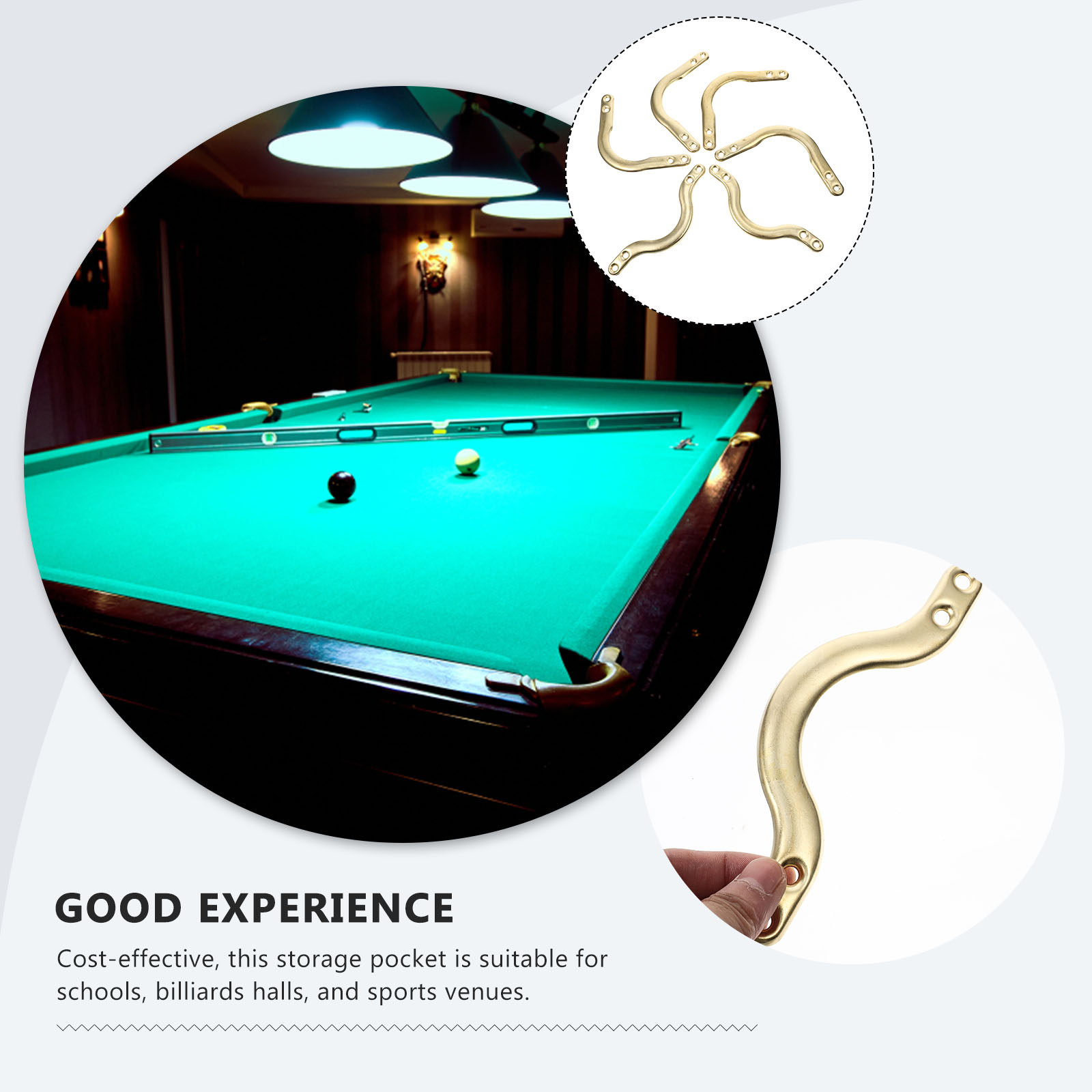 6Pcs Strong Iron Billiard Tabl - مراجعة Sports Equipment In Chinese وسعره