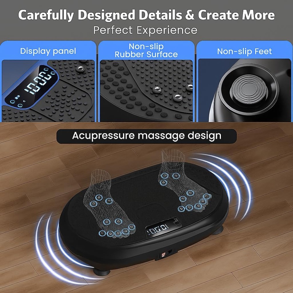 Vibration Plate Exercise Machi - مراجعة Sports Equipment Images وسعره