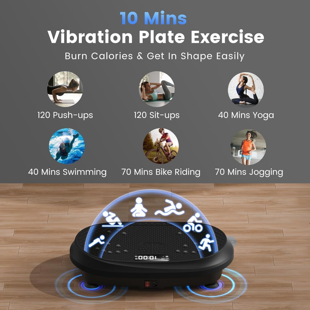 Vibration Plate Exercise Machi - مراجعة Sports Equipment Images وسعره